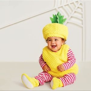 Baby Plush Pineapple Vest Halloween Costume